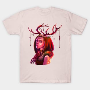 Shaman Girl Deer T-Shirt